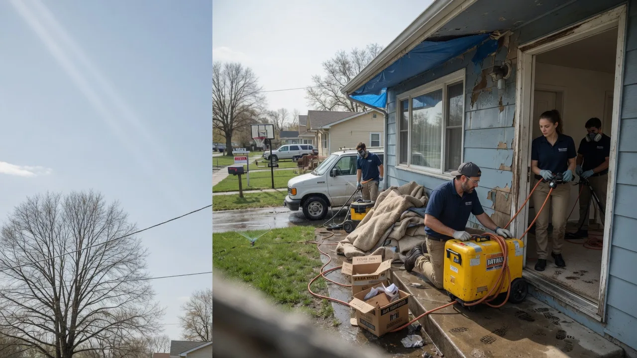 Basement Flood Cleanup in Ganado, TX near me